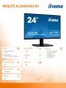 Monitor 24 cale XU2494HSU-B1 VA,FHD,HDMI,DP,VGA,USB,SLIM,2X2W